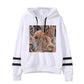 Plush Relaxed Hooded Sweater - Pullover, Modal, Casual