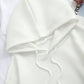 Plush Women Oversized Hoodie - Drop Shoulder, Polyester