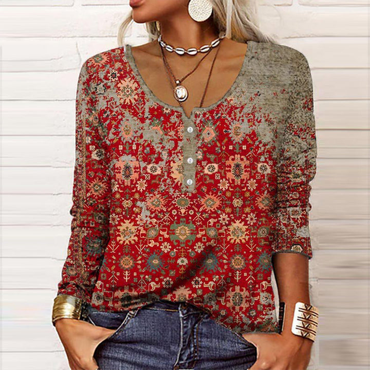 Elegant Top for Women Breathable Blouse - Trendy Comfort for Any Occasion, Multi-Use Fashion Apparel