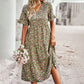 Variant image for Elegant Floral Print Midi Dress - Versatile Summer Wedding Guest Dress for Work and Social Occasions-13