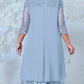 Elegant Plus Size Women's Dress for Formal Occasions, Stylish Wedding Guest Dress, Comfortable Knee-Length Design-4