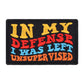 Service Dog Patch Black Harness Label Hook And Loop Fasteners Fall 2025 Simple On Off For Fast Identification