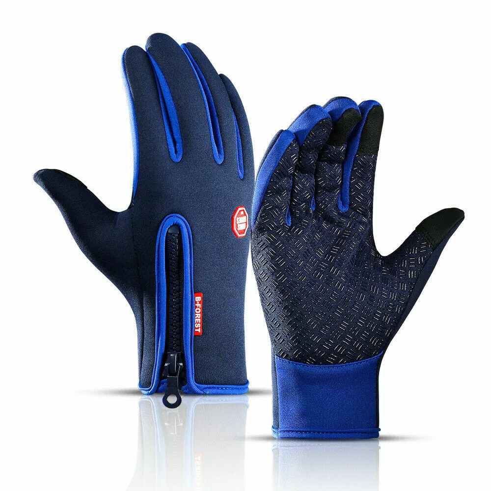 Windproof & Water-Resistant, Anti-Slip Unisex Gloves for Cycling and Cold Weather – Winter Thermal Touchscreen Gloves