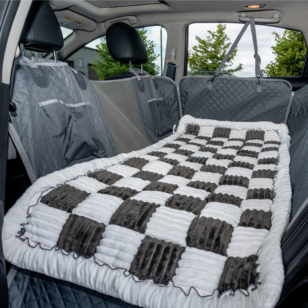 Dog Backseat Bed Large Plush Pet Car Seat Bed For Cozy Rides Fall 2025 Travel Must Have Mess Free
