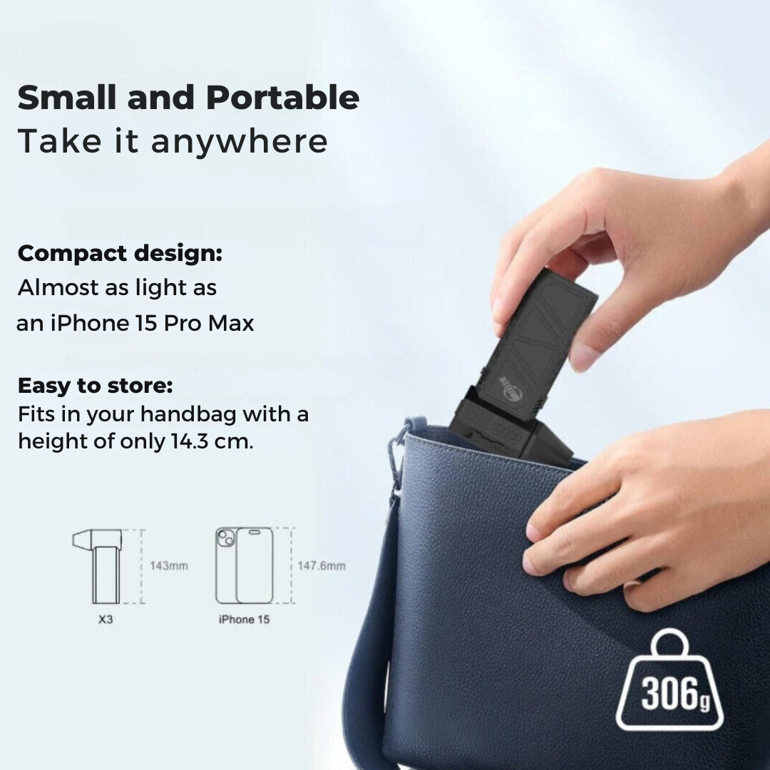 Turbo Air Blower Pro™ - High-Speed Dust Removal Device for Electronics and Industrial Use, Travel-Friendly and Travel-Friendly Cleaning Device