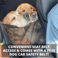 Car Seat Cover Hammock Water-Resistant Protector With Storage Pockets And Mesh Window For Cars And Trucks Fall 2025 Gift