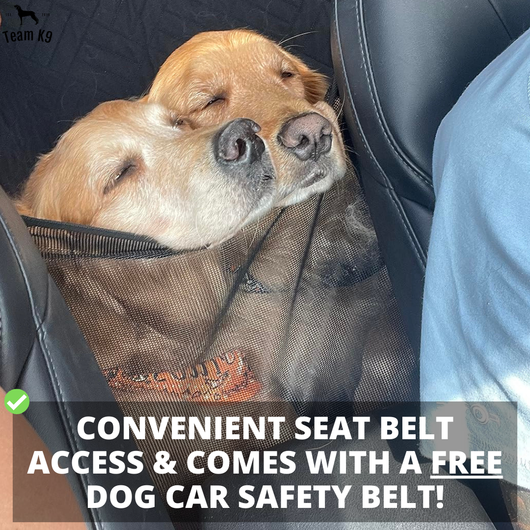 Car Seat Cover Hammock Water-Resistant Protector With Storage Pockets And Mesh Window For Cars And Trucks Fall 2025 Gift