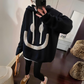 Warm Cozy Women's Oversized Hoodie - Knit, Regular