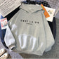 Cozy Oversized Women's Hoodie - Relaxed Plush, For Winter