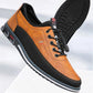 Elegant Oxford Men's Shoes in Premium Leather with Comfortable Insole, Available in Brown, Black, Gray, and Khaki-2