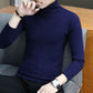 Men’s Fitted Turtleneck Sweater - Slim Fit Cotton Blend