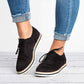 Variant image for Women's Moccasins with Lace Closure, Lightweight and Durable Ladies Moccasin Shoes for Casual and Work Wear-37