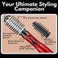 3-in-1 Rotating Hair Dryer and Styler with Flexible Temperature for Effortless Curls and Waves