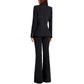 tailored, polyester, office wear – Fitted women's long-sleeve blazer with classic design