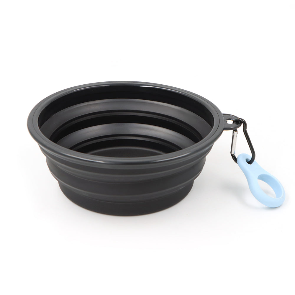 Collapsible Travel Bowl With Clip Silicone Dog Bowl Travel-Friendly Pet Hydration For Travel 2025 Holiday