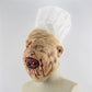 Chef Halloween Mask Full Face Bloody Horror Mask Adult
