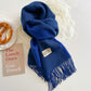 Women Warm Scarf - Reversible Fringed Cashmere Winter