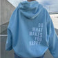 Women's Oversized Hoodie - Loose Back Print, Polyester