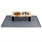 Feeder Dog Mat Non Slip With Raised Edges 15.5 x 23.5 Inches Fall 2025 Pet Essential Keeps Floors Clean