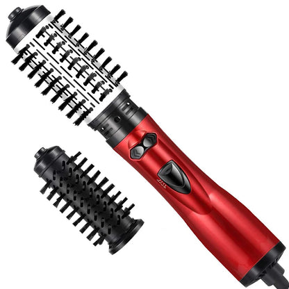 3-in-1 Rotating Hair Dryer and Styler with Flexible Temperature for Effortless Curls and Waves
