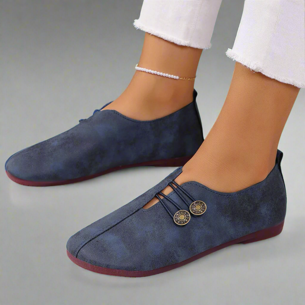 Variant image for Black Penny Loafers for Women, Premium Goat Leather, Comfortable Everyday Footwear, Stylish and Versatile Design-33