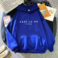 Cozy Oversized Women's Hoodie - Relaxed Plush, For Winter