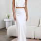 Stylish Women's Set with Sleeveless Top and Long Maxi Skirt for Casual and Formal Occasions-5