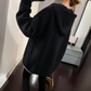 Warm Cozy Women's Oversized Hoodie - Knit, Regular
