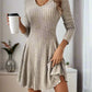 Versatile Women's Long-Sleeved Dress for Formal and Casual Occasions, Comfortable Fit, Soft Fabric, Multiple Colors Available-2