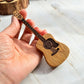 Organic Wood Guitar Pick Holder Case - Mini Acoustic Design for Musicians, Great Gift Idea