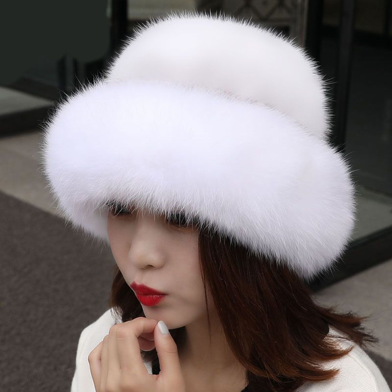 Cozy Warm Women’s Winter Hat - Rounded Crown, Faux Fur