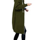 Cozy Warm Women’s Zip-Up Hoodie - Longline, For Cold Days