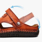 Comfortable Orthopedic Sandals with Non-Slip Rubber Sole and Breathable Mesh Upper, Closed Toe Gladiator Design-5