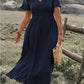 Elegant Lightweight Summer Dress for Women with Flattering Silhouette, Versatile Design for Casual or Formal Events-3