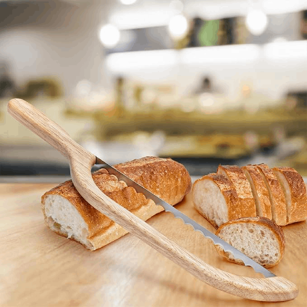 Serrated 10” Blade for Great Slicing of Crusty Loaves & Bagels, Comfort-Grip – Ultimate Artisan Bread Knife