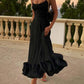 Elegant Women's Summer Dress in Black or White, Flattering Fit, Breathable Fabric, Versatile for Casual or Formal Occasions-3