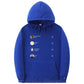 Men's Oversized Hooded Sweater - Relaxed Fit, Fleece Casual