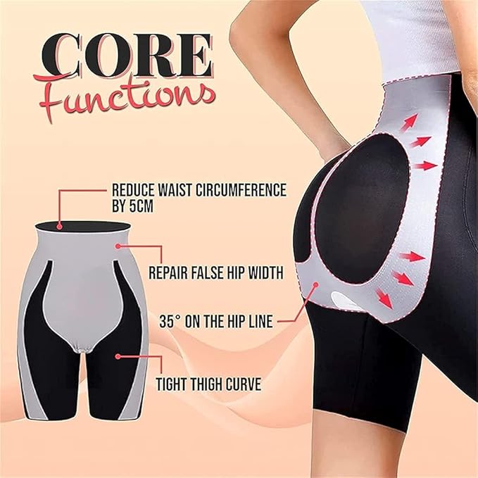 High Waist Tummy Control Shapewear Shorts for Women, Breathable Compression Shorts for a Flattering Silhouette, Sizes M-2XL-4