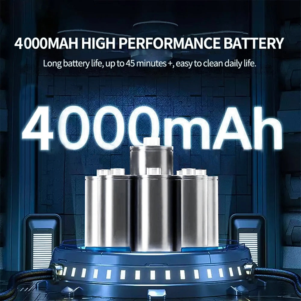 Cordless Car Vacuum Cleaner 95000Pa Travel-Friendly 4000mAh