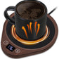 Coffee2025 Edition Mug Warmer Kit With 5.5 Inch Heating Plate, Touch Controls, 3 Temperature Levels, 4 Hour Auto Off, Back to School Gift