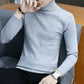 Men’s Fitted Turtleneck Sweater - Slim Fit Cotton Blend
