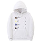Men's Oversized Hooded Sweater - Relaxed Fit, Fleece Casual