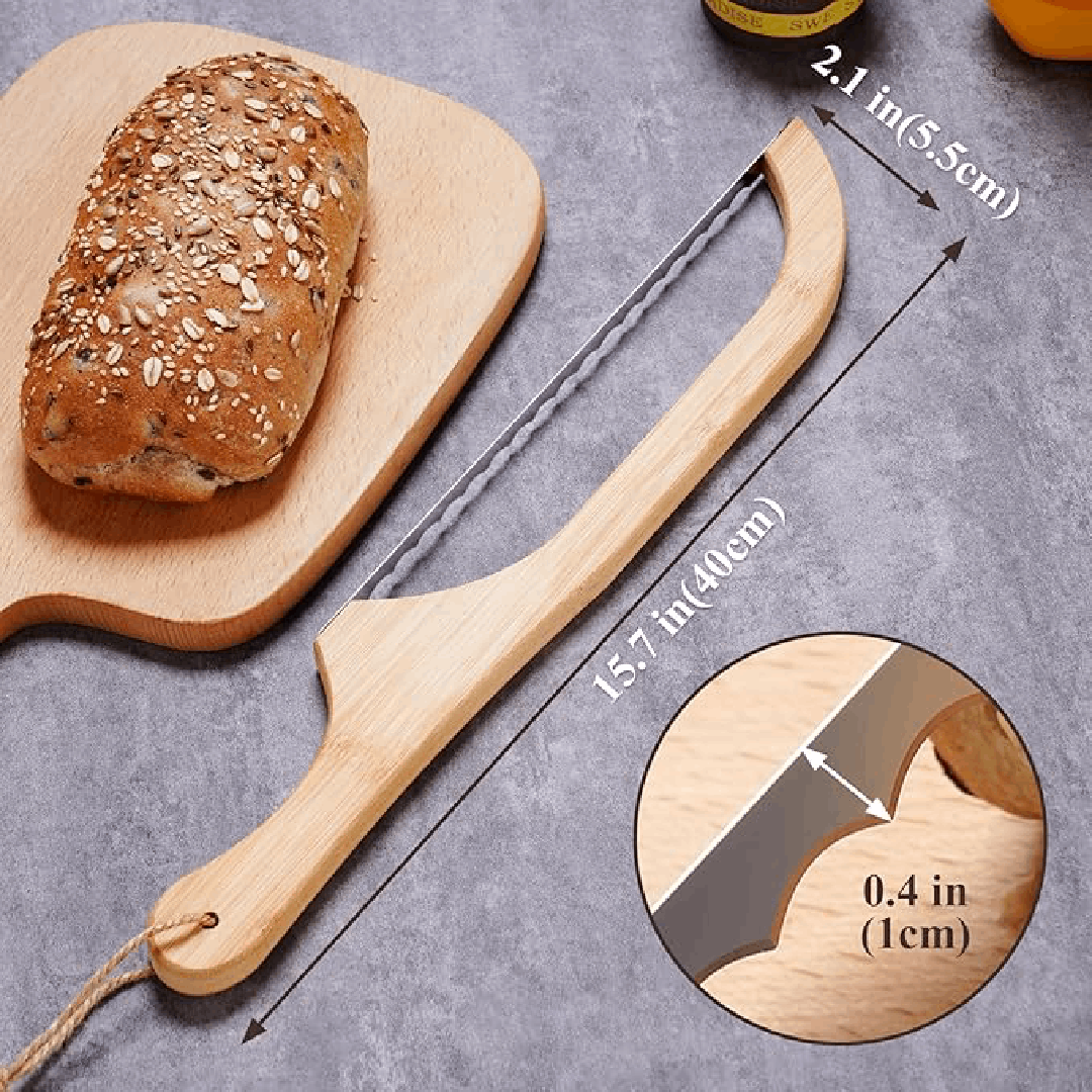 Serrated 10” Blade for Great Slicing of Crusty Loaves & Bagels, Comfort-Grip – Ultimate Artisan Bread Knife