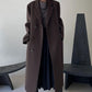 Notched Collar, Wool, For City – Oversized Women’s Coat