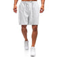 Variant image for Men's Linen Shorts with Elastic Waistband, Pockets, and Loose Fit for Comfort and Style, Available in Sizes S-5XL-9
