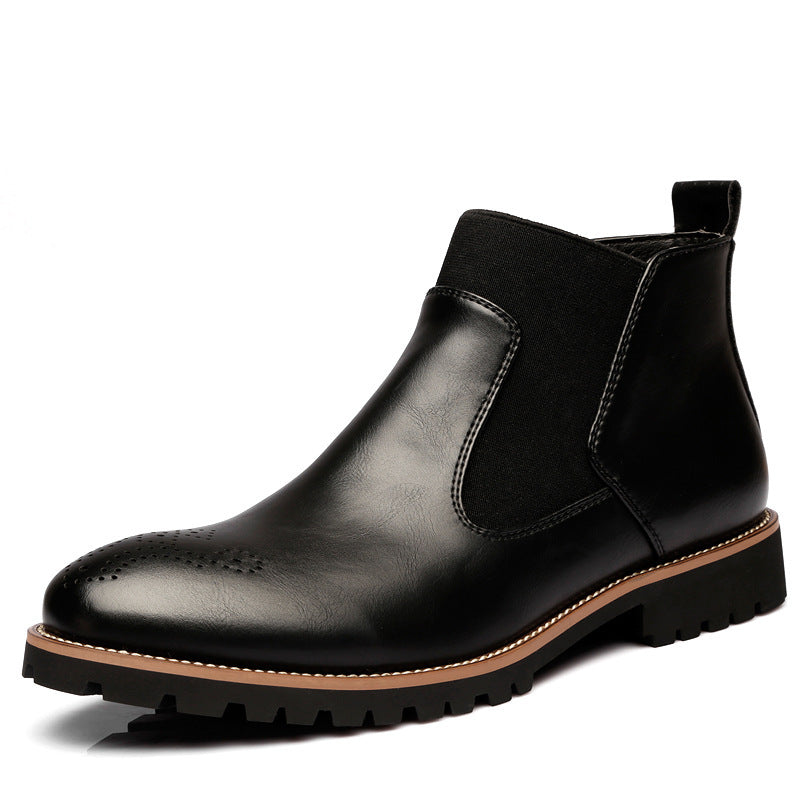Sturdy Men's Chelsea Boots - Brogue Ankle, Citywear