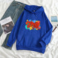 Unisex Warm Hoodie - Oversized, Polyester Fleece, Casual