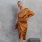 Asymmetrical Evening Dress for Formal Events, Elegant Gown for Weddings and Parties, Comfortable and Stylish-4