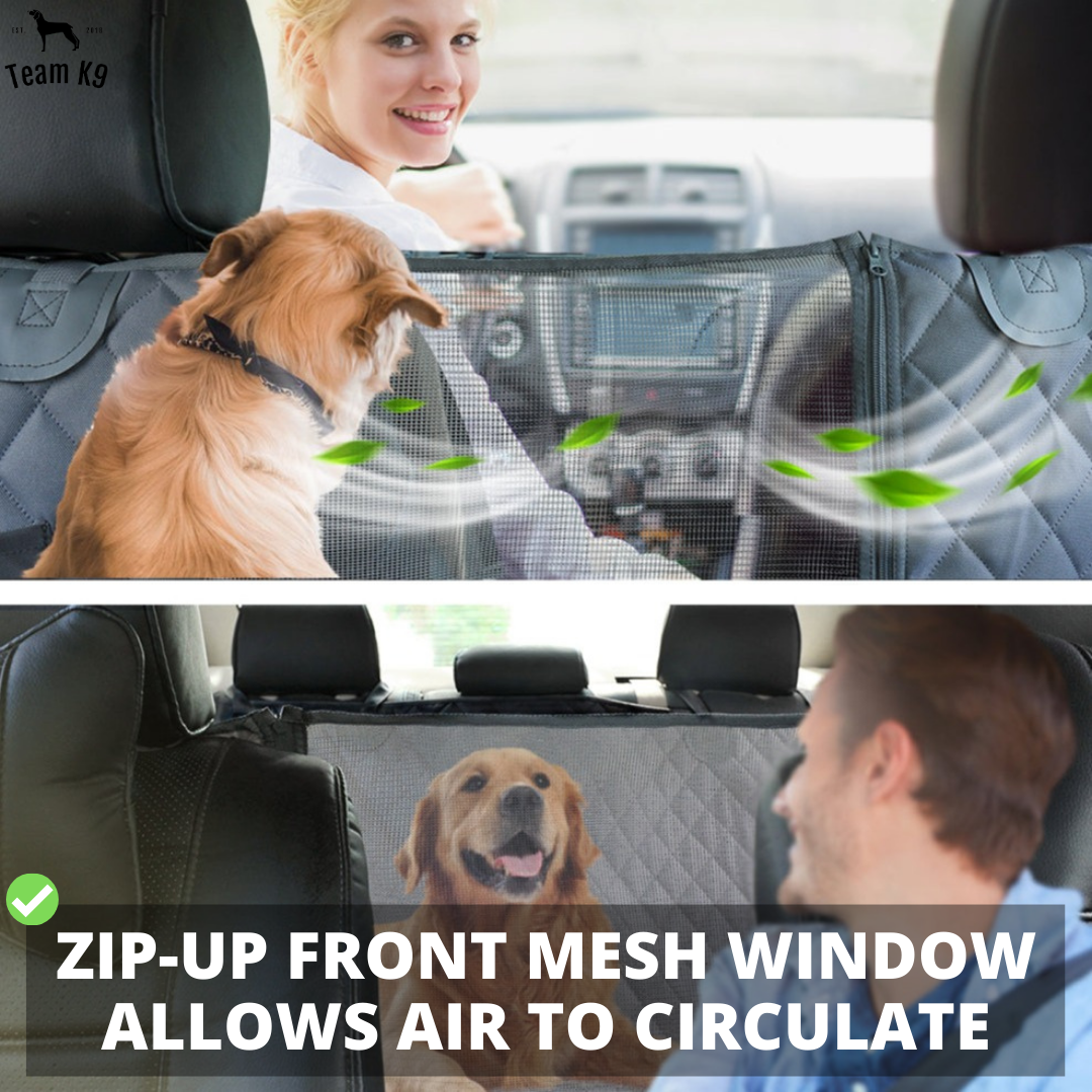 Car Seat Hammock Cover, Water-Resistant Non Slip Backseat Protector With Pockets, Free Safety Belt, Fall 2025 Travel