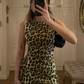 Leopard Print Mini Dress for Women - Stylish Summer Dress with Flattering Fit for Casual and Festive Occasions-4
